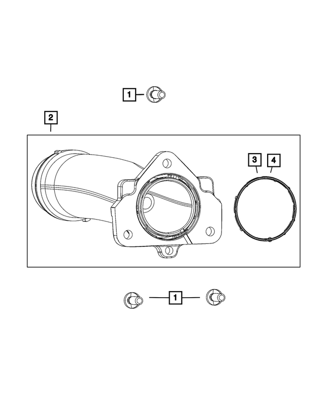68371464AF - : Coolant Connector for Mopar Image