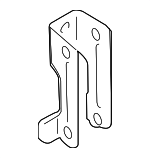 97050154101GRV - Body: Rail Section Mount Bracket for Porsche: Panamera Image