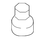 9008017210 - Body: Outer Reinforced Nut for Toyota Image