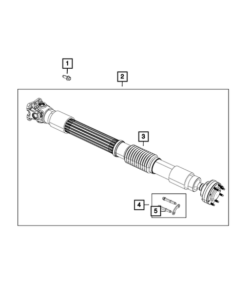 Drive Shaft for 2014 Jeep Wrangler #0