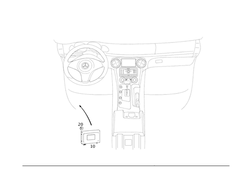 Electrical Comp. in Driver Footwell for 2014 Mercedes-Benz SLS AMG #0