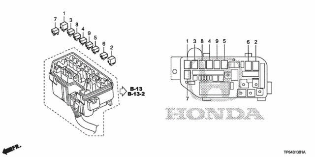 Control Unit (Engine Room) (2) for 2012 Honda Crosstour #0