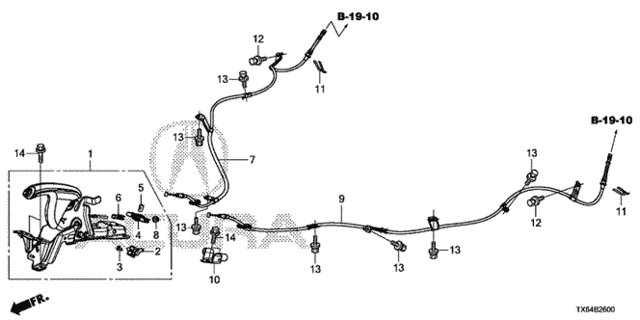 Parking Brake for 2014 Acura ILX #0