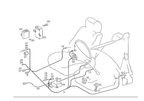 Belt Tensioner and Airbag for 1989 Mercedes-Benz 300CE #0