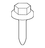 8659028000 - Engine: Shield Retainer for Genesis: Electrified G80, G80, G90 | Hyundai: Accent, Azera, Elantra, Elantra Coupe, Elantra GT, Elantra N, Entourage, Equus, Genesis, Genesis Coupe, Ioniq, Ioniq 6, Santa Cruz, Santa Fe, Santa Fe Sport, Santa Fe XL, Sonata, Tiburon, Tucson, Veloster, Veracruz, XG300, XG350 Image