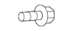 90118WA139 - Body: Lower Air Duct Screw for Toyota Image