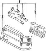 33550SB4672 - Electrical: Lamp Assembly for Honda: Civic Image