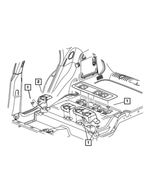 TK86DK5AF - Interior Trim: Seat Pivot Bezel, Right for Mopar Image