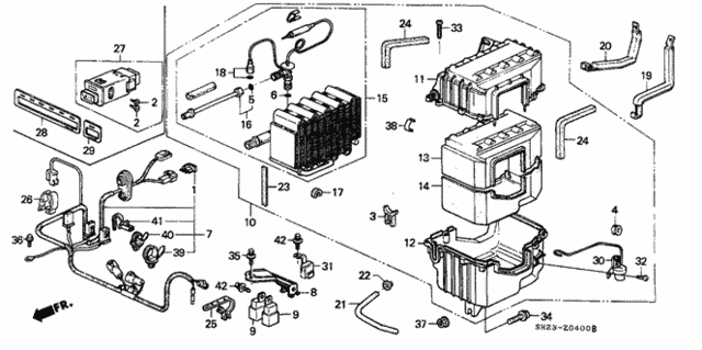 A/C Unit for 1988 Honda CRX #0