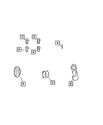 5191982AA - Wiper/Washers-Miscellaneous: Liftgate Lock Cylinder Cap for Dodge: Caliber | Jeep: Compass, Patriot Image