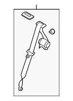 89027347 - Electrical: Center Belt Assembly for GM Image