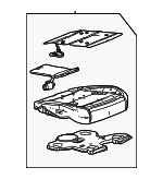 85083526 - Body: Seat Cushion Pad for Acura: ZDX Image