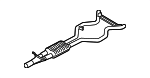 LR120477 - : Muffler &amp; Pipe for Land-Rover Image