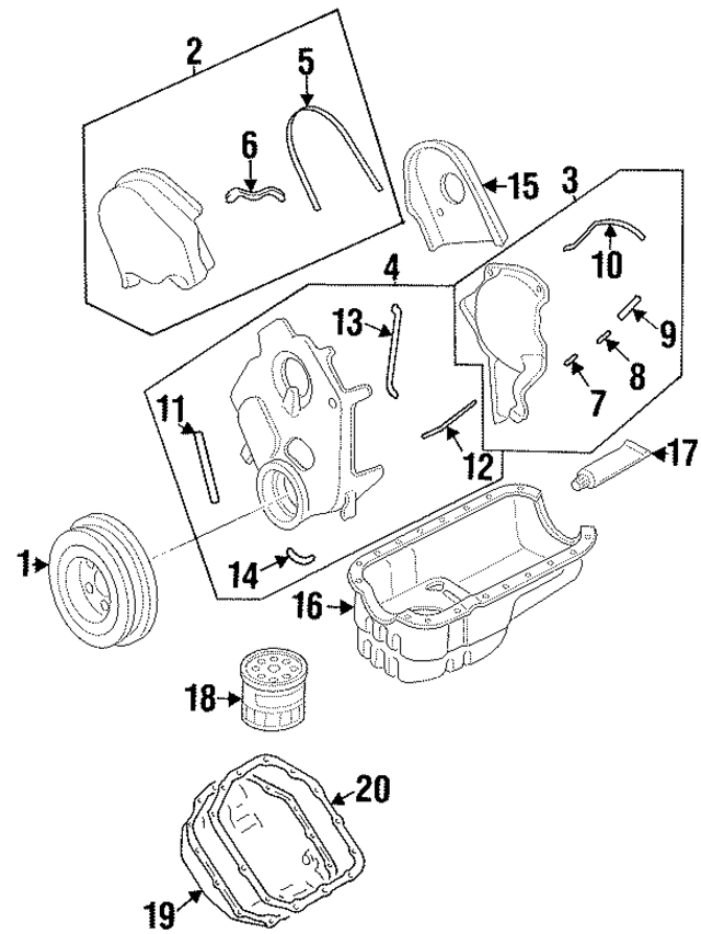 2136535000 - : Outer Timing Cover Gasket for Hyundai Image