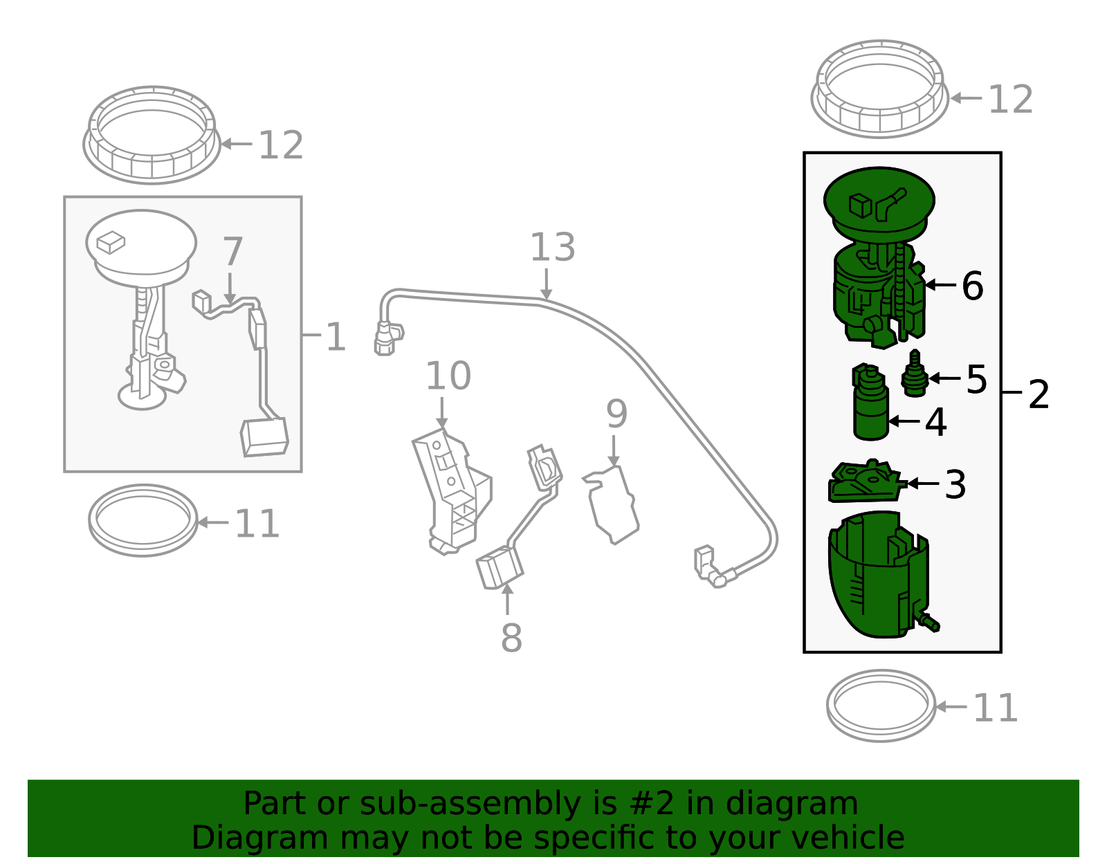 PELL-13-35ZA - Fuel Pump Assembly - 2016-2021 Mazda CX-3 | Mazda Swag