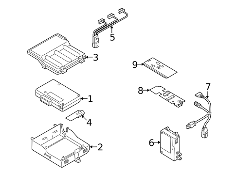 Communication System Components for 2012 Audi Q5 #0