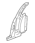 63210S3YA00ZZ - Body: Lock Pillar for Honda: Insight Image