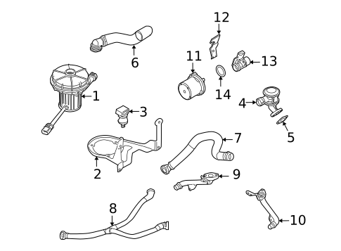 Emission Components for 2004 BMW 645Ci #0