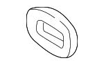 3B0837209A9B9 - Body: Handle, Outside Gasket for Volkswagen Image