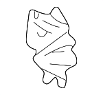 6818959 - Body: Knee Bolster Bracket for Volvo Image