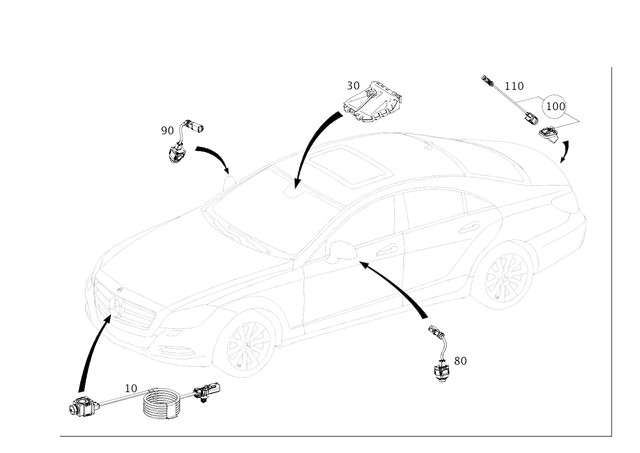 9009005 - Electrical System: Control Unit for Mercedes-Benz: AMG GT S, B Electric Drive, B250e, CLA250, CLS400, CLS550, CLS63 AMG, CLS63 AMG S, E250, E350, E400, E550, E63 AMG, E63 AMG S, GLE300d, GLE350, GLE400, GLE63 AMG, ML250, ML350, ML400, ML550, ML63 AMG Image image