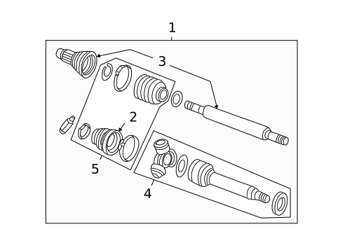 Drive Axles for 2002 Ford Focus #0