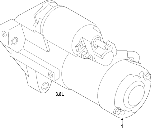 Starter for 2024 Nissan Frontier #2