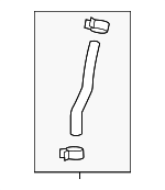 21204AB270 - Cooling System: Coolant Hose for Subaru: Forester, WRX Image