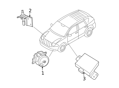 Anti-Theft Components for 2014 Jeep Patriot #0
