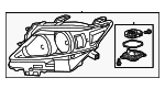 811300E160 - : 2013-2015 Lexus RX350 - Lens &amp; Housing for Lexus: RX350 Image