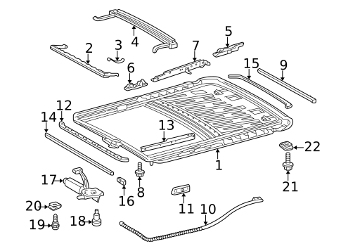 Sunroof for 2010 Mercedes-Benz CLS63 AMG #2