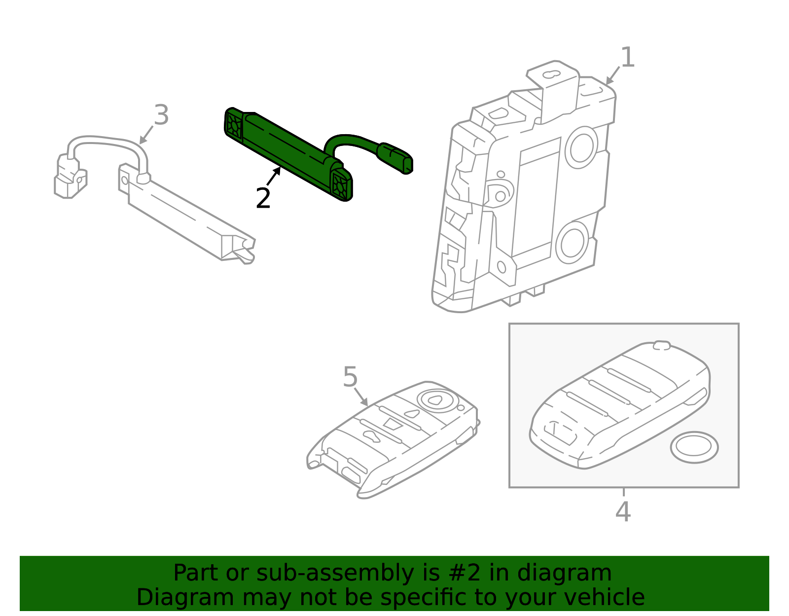 2017-2022 Kia OEM NEW 2017-2019 Niro Niro EV Rear Bumper Smartkey ...