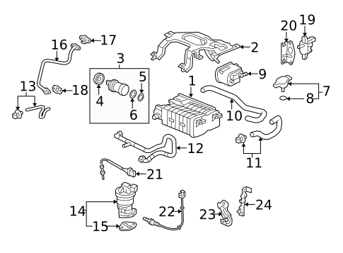 Emission Components for 2011 Acura TL #0