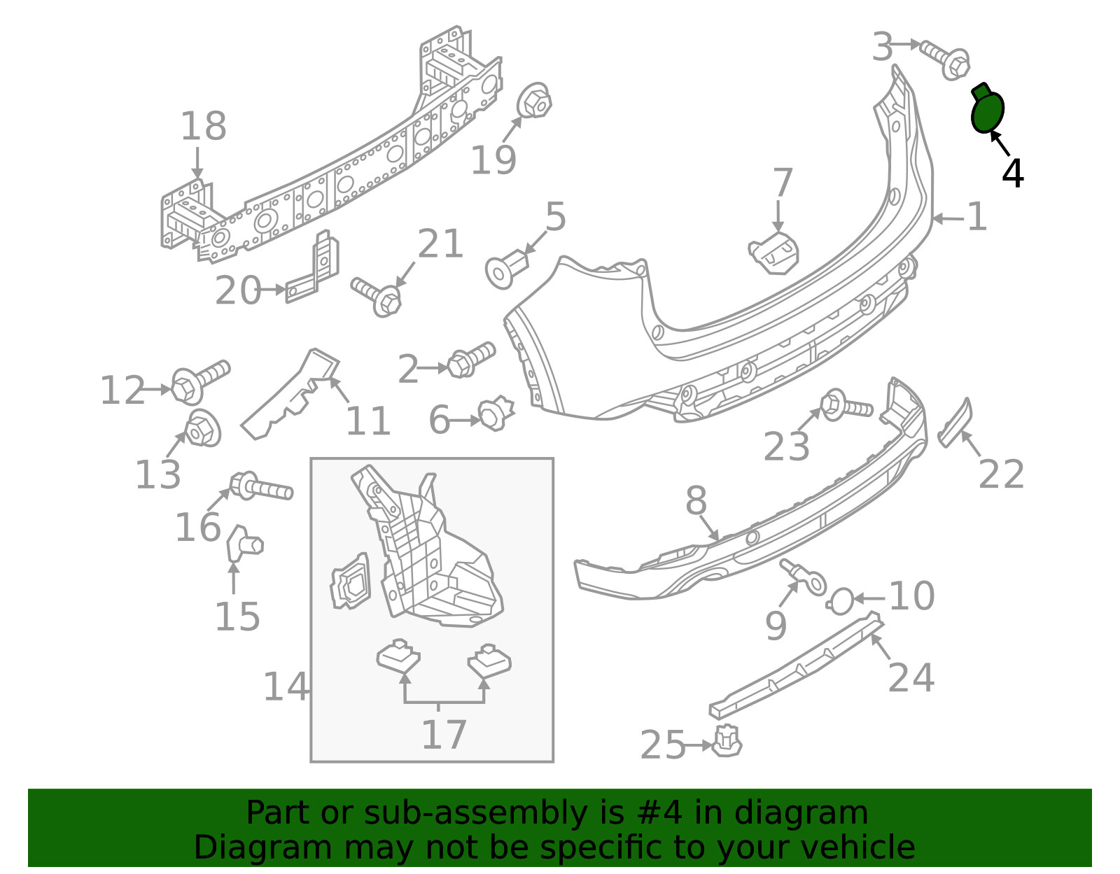 2022-2025 Mazda CX-5 Bumper Cover Cap KSD4-50-5A1-9U | OEM Parts