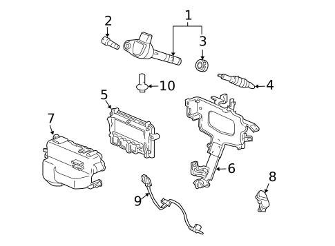 Powertrain Control for 2010 Honda Ridgeline #1