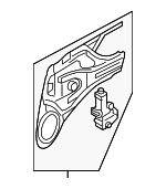 824011F010 - Body: Regulator Assembly for Kia: Sportage Image
