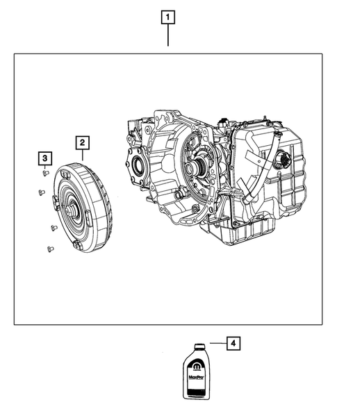 Transmission Assembly for 2021 Ram ProMaster 1500 #0