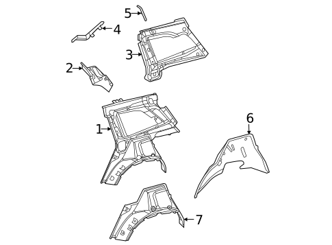 Inner Structure for 2022 Mercedes-Benz GLS 63 AMG&reg; #0