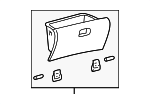 5550160170A0 - Body: Glove Box Assembly for Toyota: Land Cruiser Image