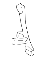 5531360020 - Body: Instrument Panel Mount Bracket for Toyota: Land Cruiser Image