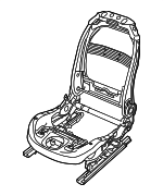 68260534AC - Body: Seat Back Frame for Chrysler: 200 | Dodge: Dart | Jeep: Cherokee Image