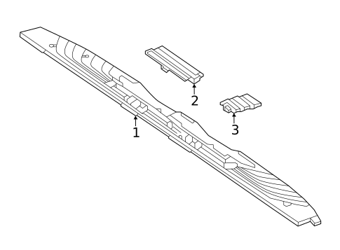 Exterior Trim - Rear Body for 2021 Mercedes-Benz Sprinter 3500 #0