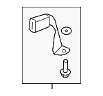 4823SXSA00ZB - : Outer Buckle for Honda: CR-V Image