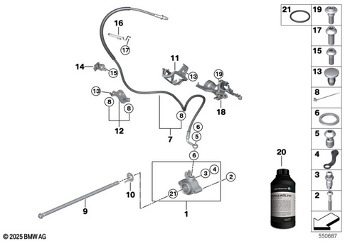 Clutch-Release Mechanism (Hydraulic) for 2025 BMW-Motorrad R 1300 RT #0