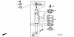 90181SNA000 - Chassis: BOLT, FLANGE (12X65) for Honda Image