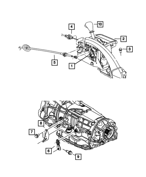 Gearshift Controls for 2005 Jeep Grand Cherokee #0