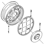 23832GA690 - : Wheel Cover for Subaru Image