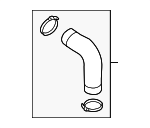 4G0145737AG - : Upper Hose for Audi: A6 Quattro, A7 Quattro Image