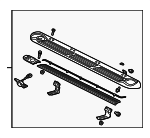 F85Z16450LAD - Body: Running Board for Ford Image