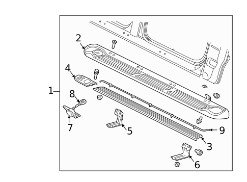 Running Board for 1998 Ford Expedition #0